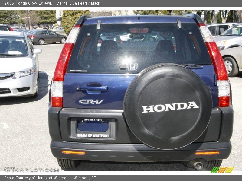 Eternal Blue Pearl / Black 2005 Honda CR-V EX 4WD