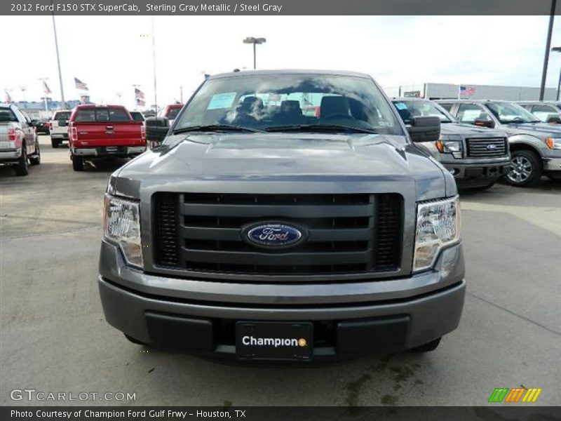 Sterling Gray Metallic / Steel Gray 2012 Ford F150 STX SuperCab