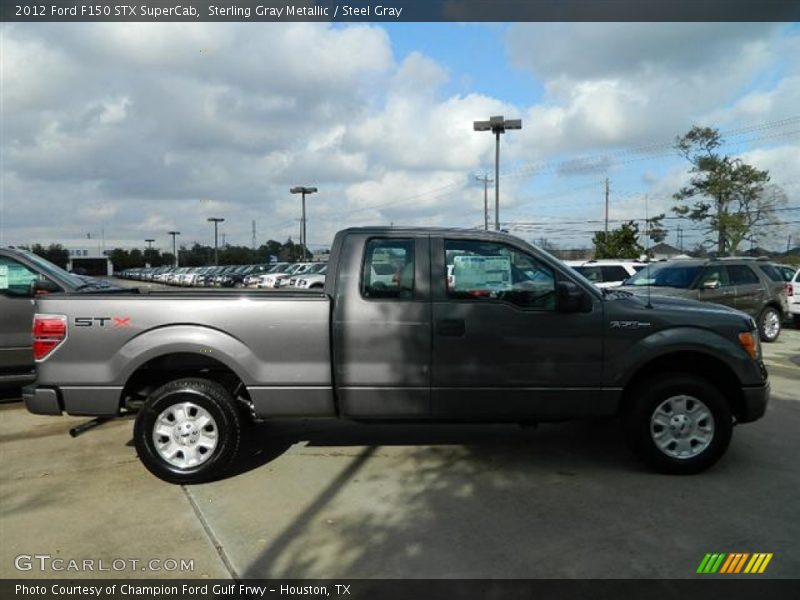 Sterling Gray Metallic / Steel Gray 2012 Ford F150 STX SuperCab