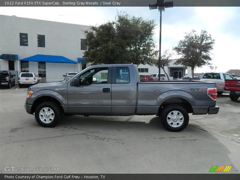 Sterling Gray Metallic / Steel Gray 2012 Ford F150 STX SuperCab