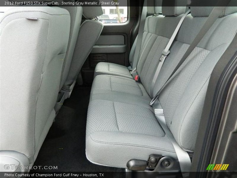 Sterling Gray Metallic / Steel Gray 2012 Ford F150 STX SuperCab