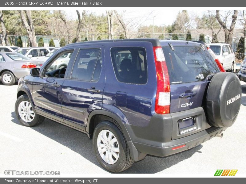 Eternal Blue Pearl / Black 2005 Honda CR-V EX 4WD