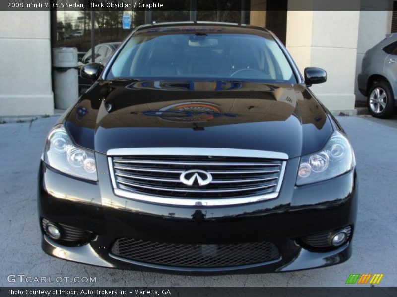 Black Obsidian / Graphite 2008 Infiniti M 35 S Sedan