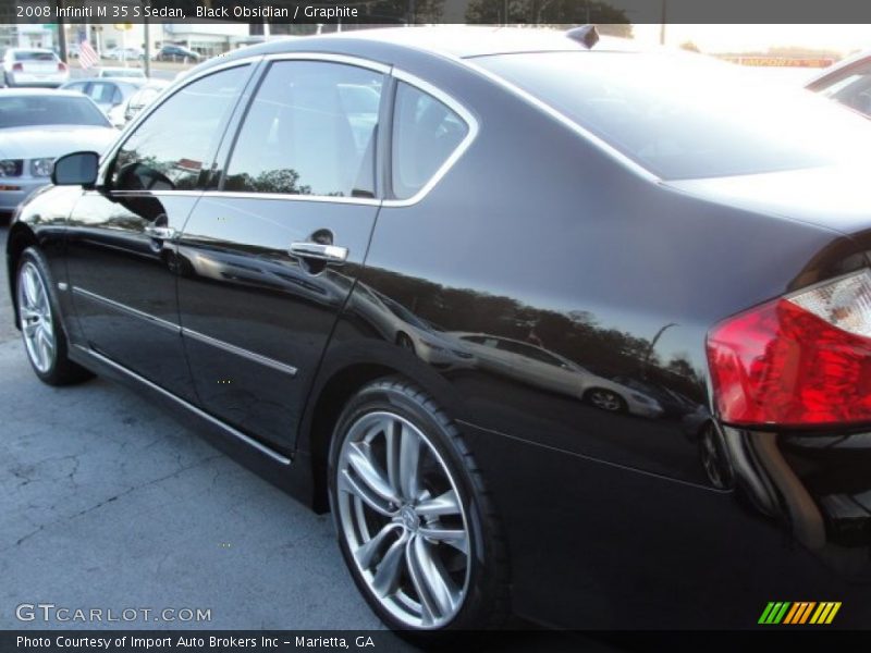 Black Obsidian / Graphite 2008 Infiniti M 35 S Sedan