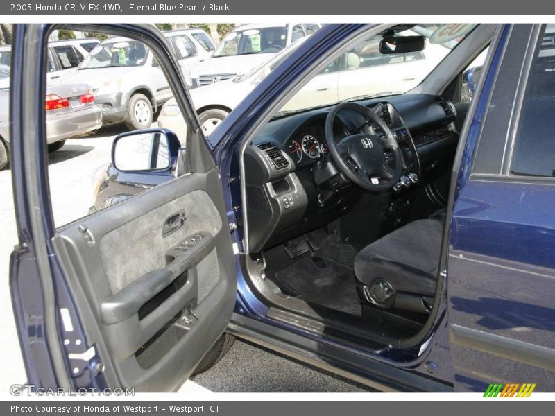Eternal Blue Pearl / Black 2005 Honda CR-V EX 4WD