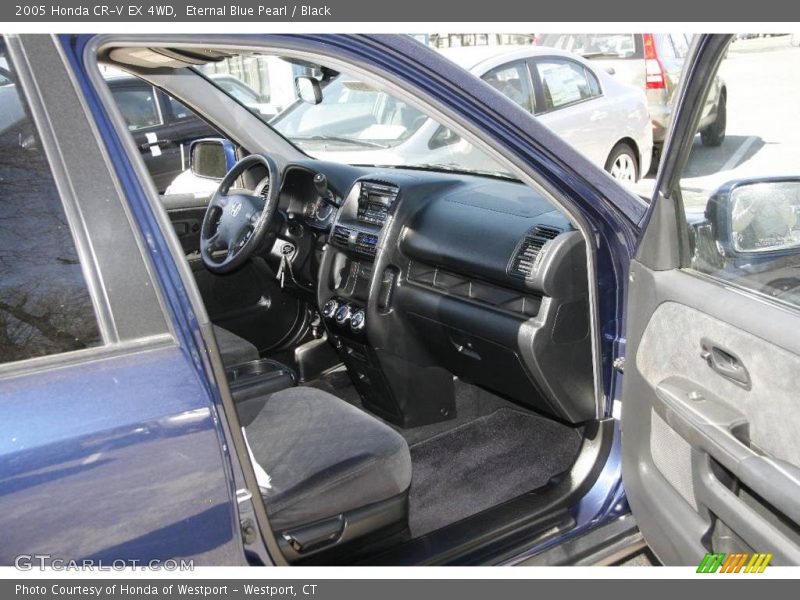 Eternal Blue Pearl / Black 2005 Honda CR-V EX 4WD