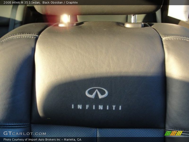 Black Obsidian / Graphite 2008 Infiniti M 35 S Sedan