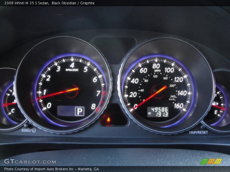 Black Obsidian / Graphite 2008 Infiniti M 35 S Sedan