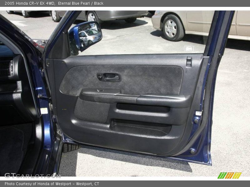 Eternal Blue Pearl / Black 2005 Honda CR-V EX 4WD