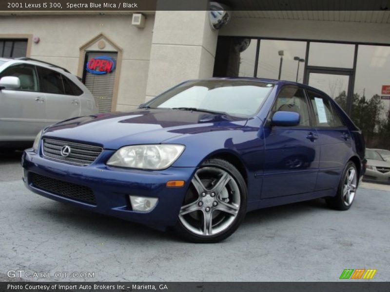 Spectra Blue Mica / Black 2001 Lexus IS 300