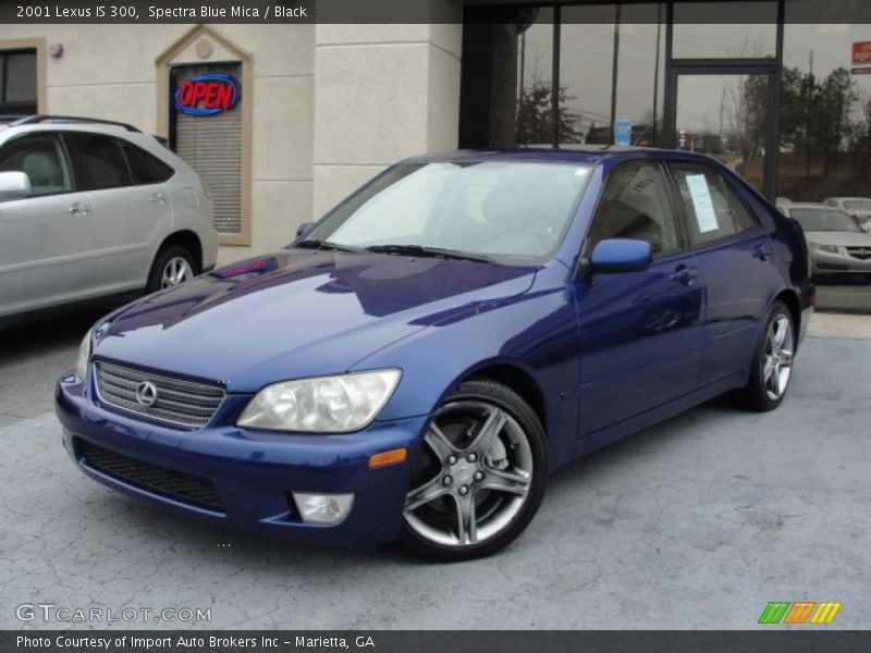 Spectra Blue Mica / Black 2001 Lexus IS 300