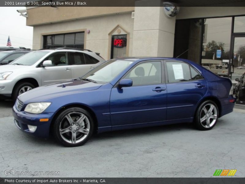 Spectra Blue Mica / Black 2001 Lexus IS 300