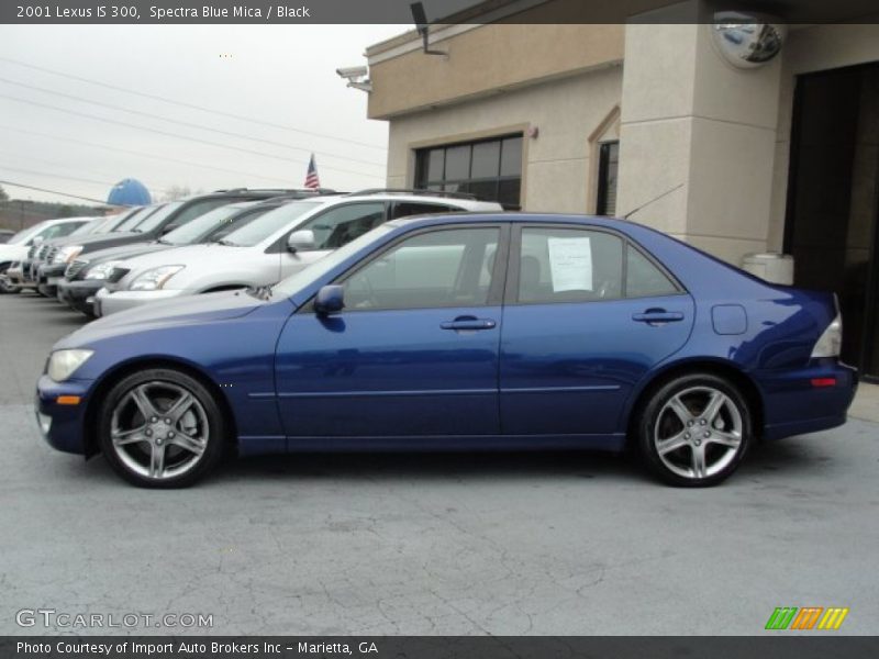 Spectra Blue Mica / Black 2001 Lexus IS 300