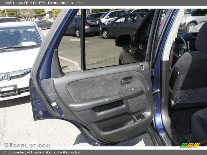 Eternal Blue Pearl / Black 2005 Honda CR-V EX 4WD