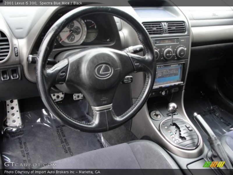 Spectra Blue Mica / Black 2001 Lexus IS 300