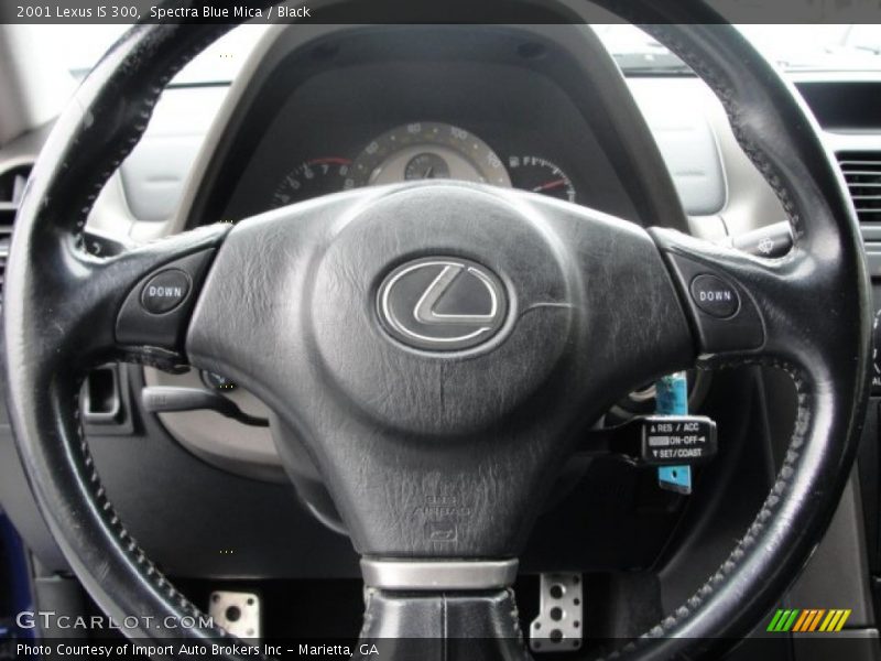 Spectra Blue Mica / Black 2001 Lexus IS 300
