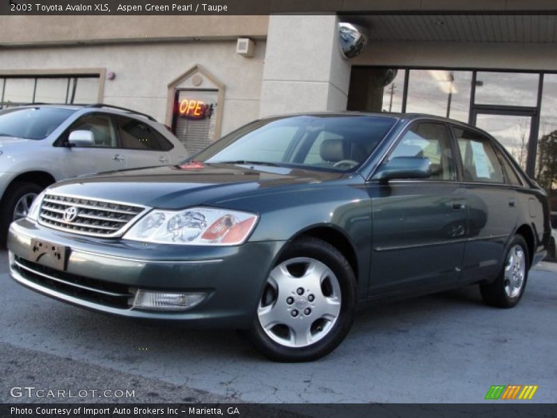 Aspen Green Pearl / Taupe 2003 Toyota Avalon XLS
