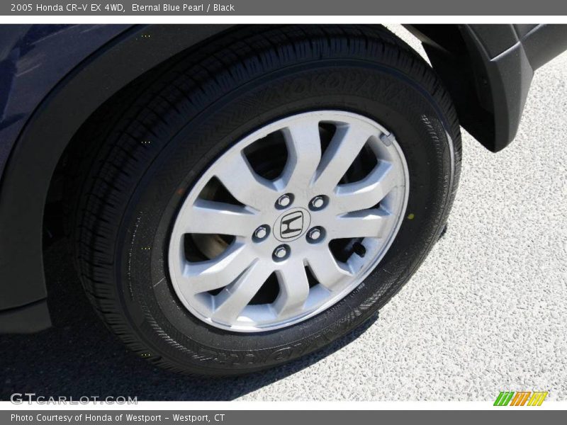 Eternal Blue Pearl / Black 2005 Honda CR-V EX 4WD