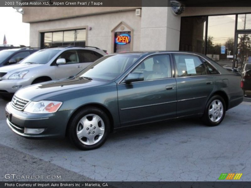 Aspen Green Pearl / Taupe 2003 Toyota Avalon XLS