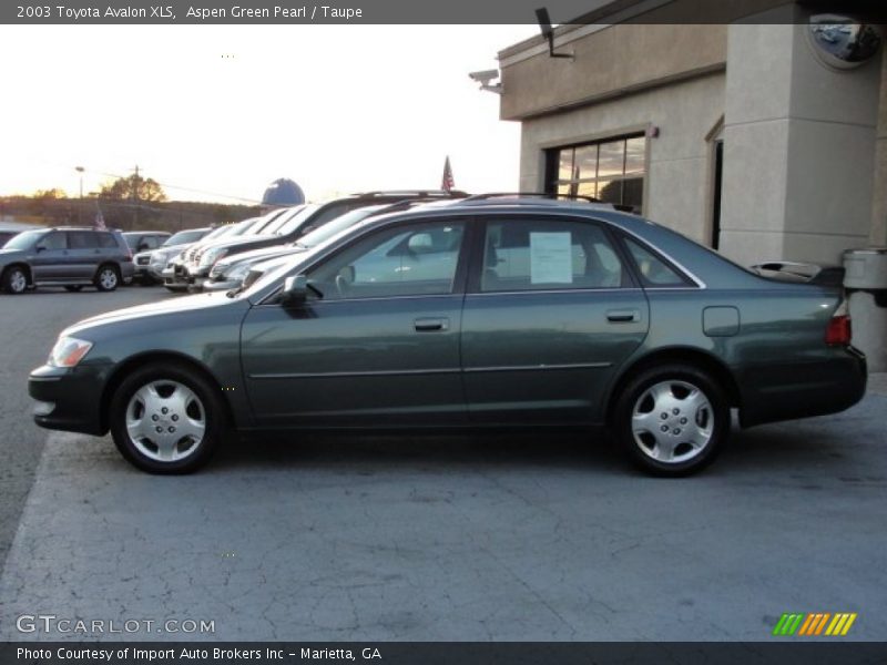 Aspen Green Pearl / Taupe 2003 Toyota Avalon XLS