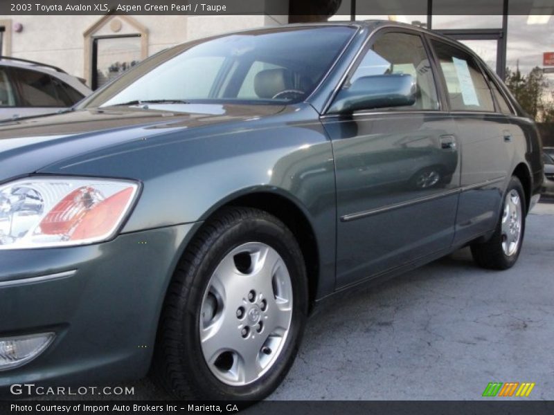 Aspen Green Pearl / Taupe 2003 Toyota Avalon XLS