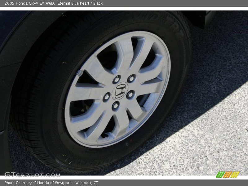 Eternal Blue Pearl / Black 2005 Honda CR-V EX 4WD