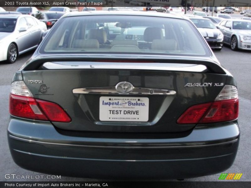 Aspen Green Pearl / Taupe 2003 Toyota Avalon XLS