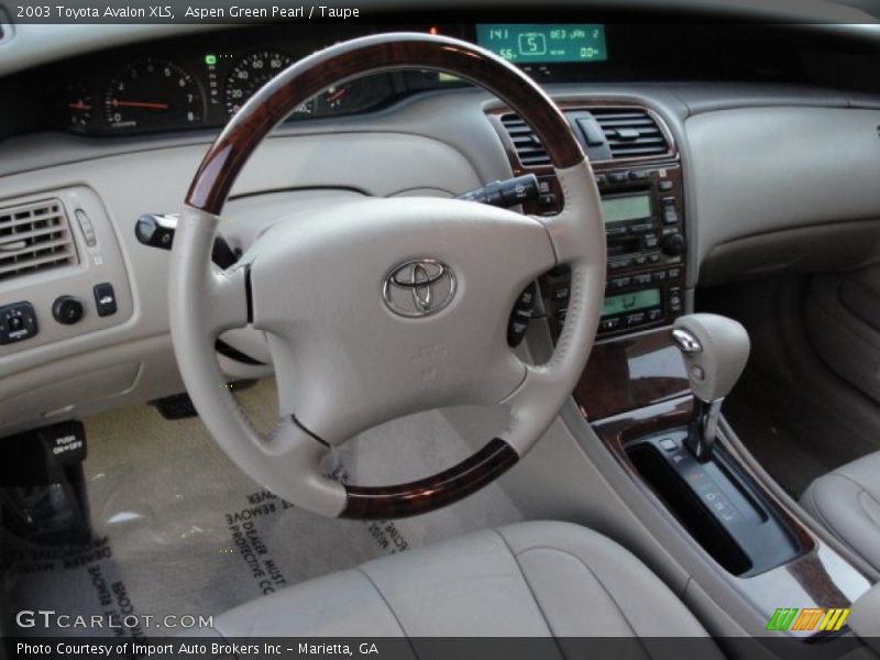Aspen Green Pearl / Taupe 2003 Toyota Avalon XLS