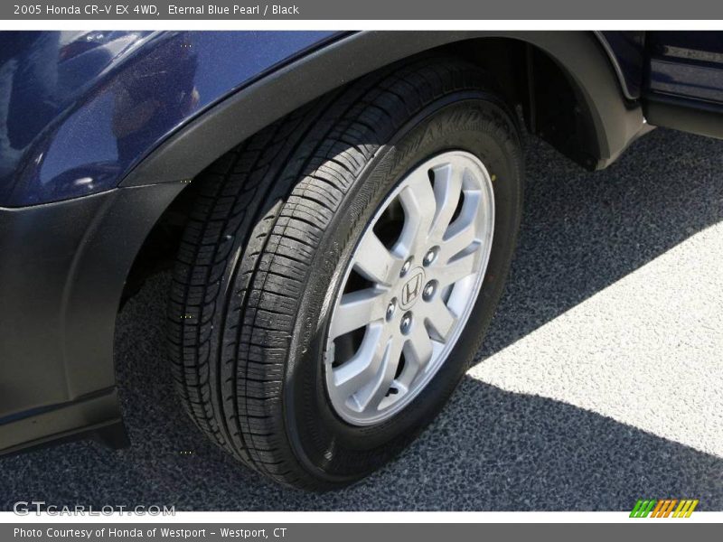Eternal Blue Pearl / Black 2005 Honda CR-V EX 4WD