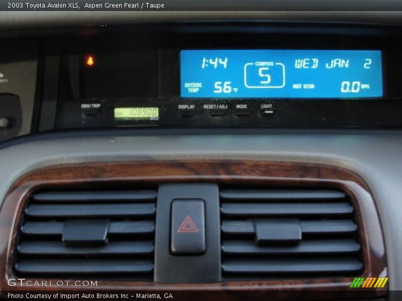 Aspen Green Pearl / Taupe 2003 Toyota Avalon XLS