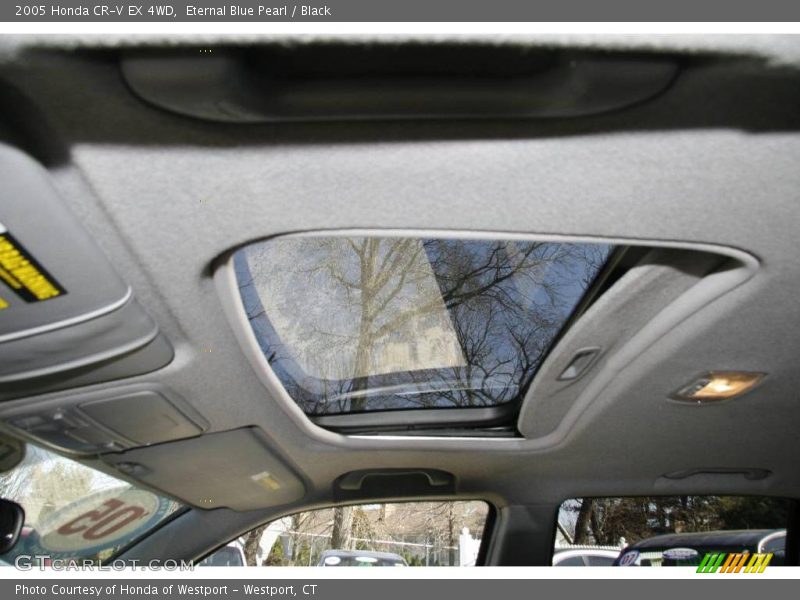 Eternal Blue Pearl / Black 2005 Honda CR-V EX 4WD