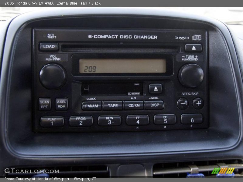 Eternal Blue Pearl / Black 2005 Honda CR-V EX 4WD