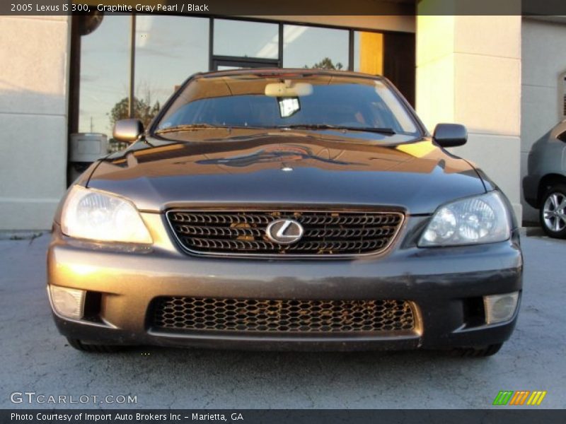 Graphite Gray Pearl / Black 2005 Lexus IS 300