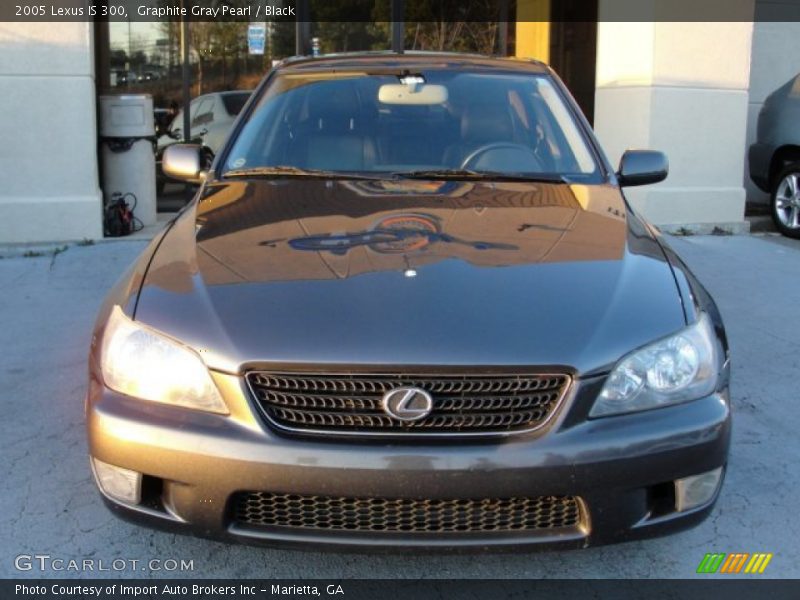 Graphite Gray Pearl / Black 2005 Lexus IS 300