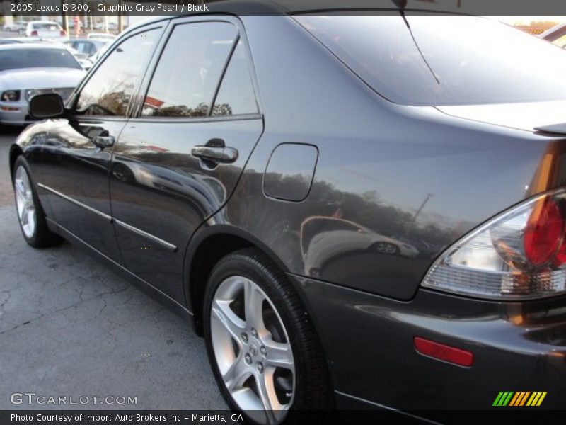 Graphite Gray Pearl / Black 2005 Lexus IS 300