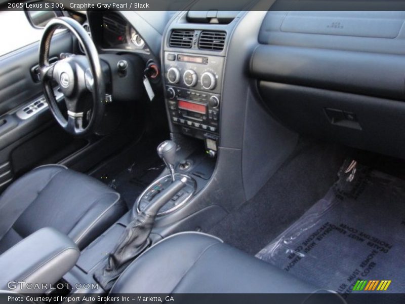 Graphite Gray Pearl / Black 2005 Lexus IS 300