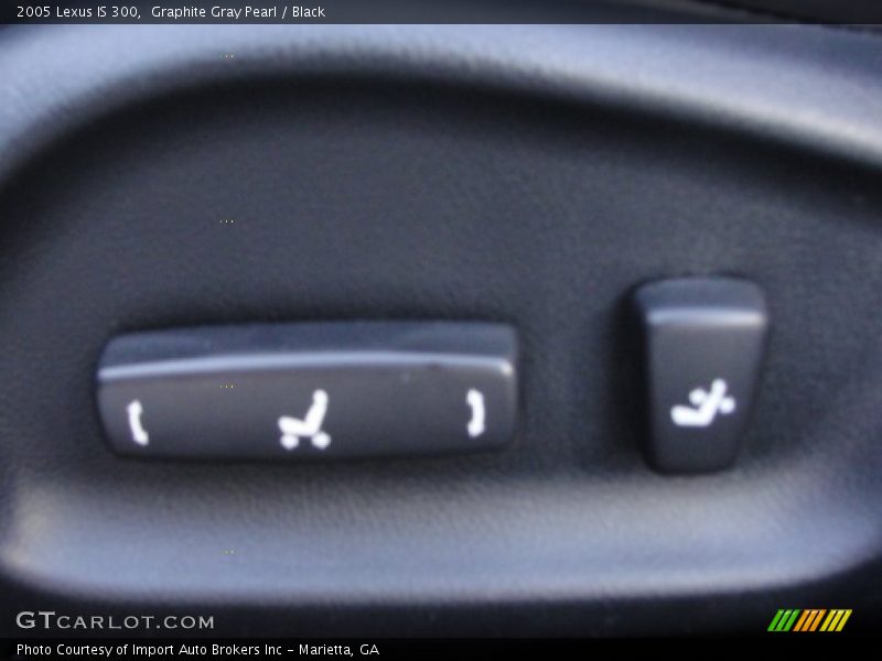 Graphite Gray Pearl / Black 2005 Lexus IS 300