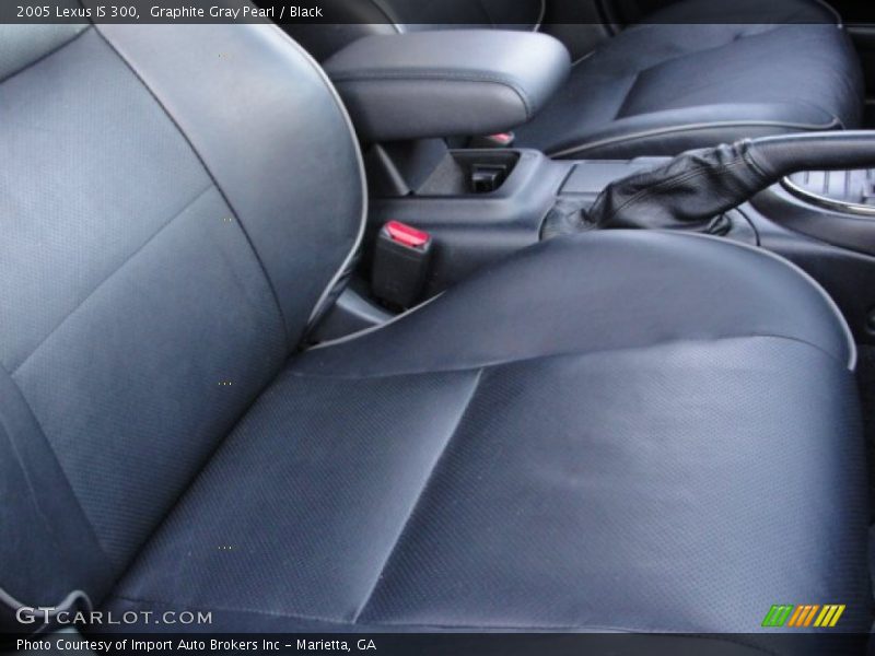 Graphite Gray Pearl / Black 2005 Lexus IS 300