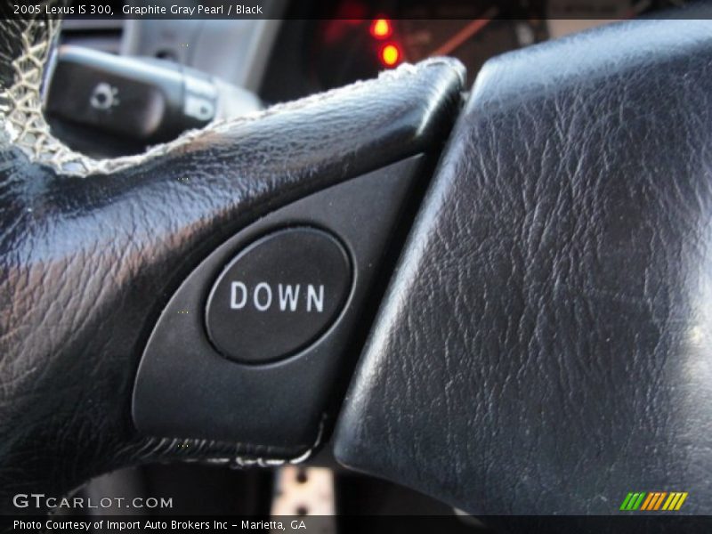 Graphite Gray Pearl / Black 2005 Lexus IS 300