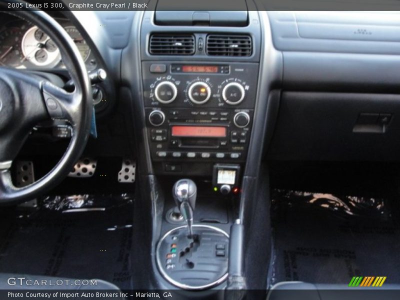Graphite Gray Pearl / Black 2005 Lexus IS 300