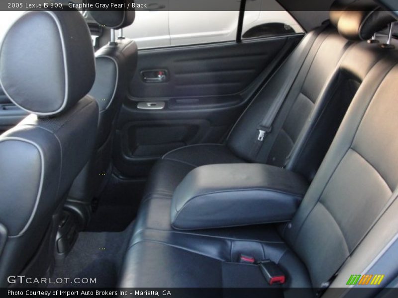 Graphite Gray Pearl / Black 2005 Lexus IS 300