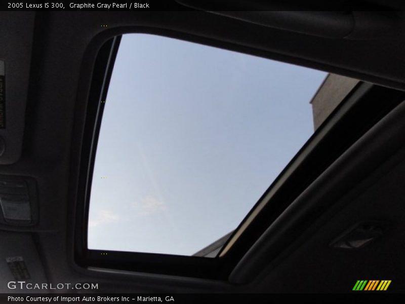 Graphite Gray Pearl / Black 2005 Lexus IS 300
