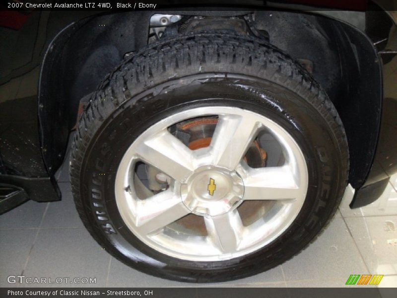 Black / Ebony 2007 Chevrolet Avalanche LTZ 4WD
