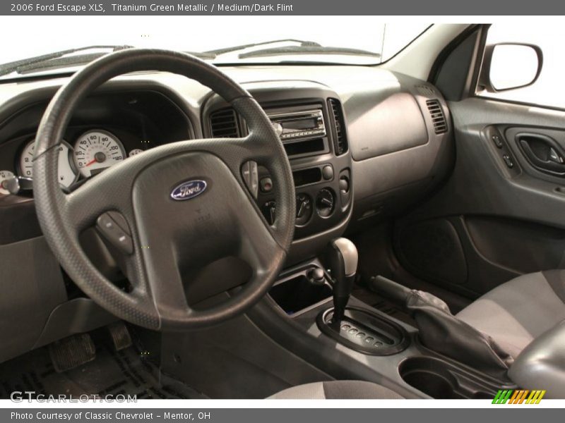 Titanium Green Metallic / Medium/Dark Flint 2006 Ford Escape XLS