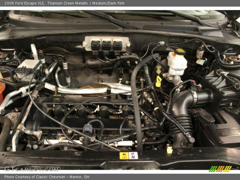 Titanium Green Metallic / Medium/Dark Flint 2006 Ford Escape XLS