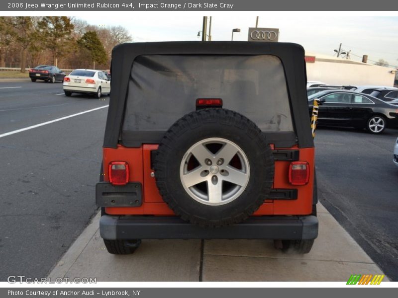 Impact Orange / Dark Slate Gray 2006 Jeep Wrangler Unlimited Rubicon 4x4