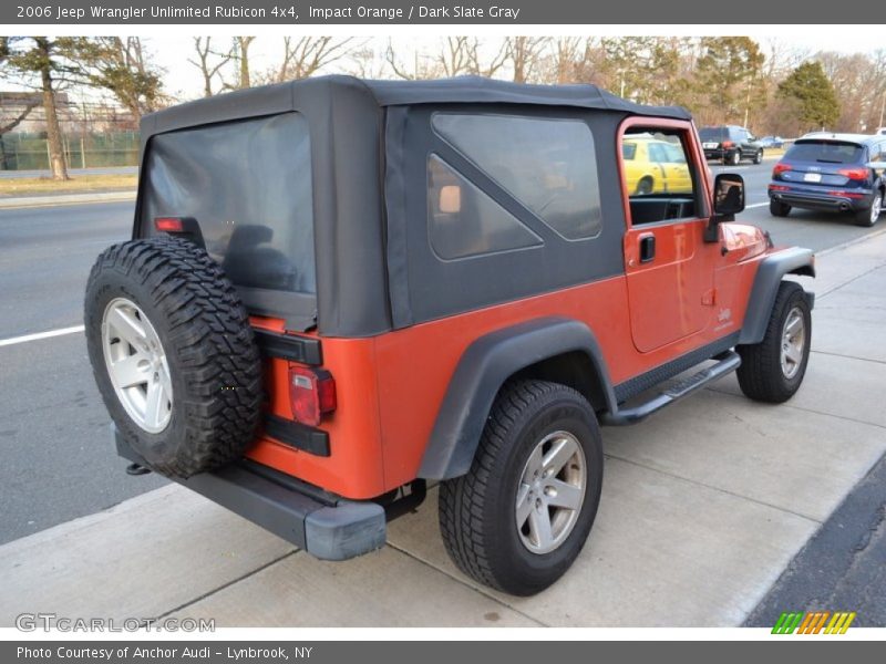 Impact Orange / Dark Slate Gray 2006 Jeep Wrangler Unlimited Rubicon 4x4