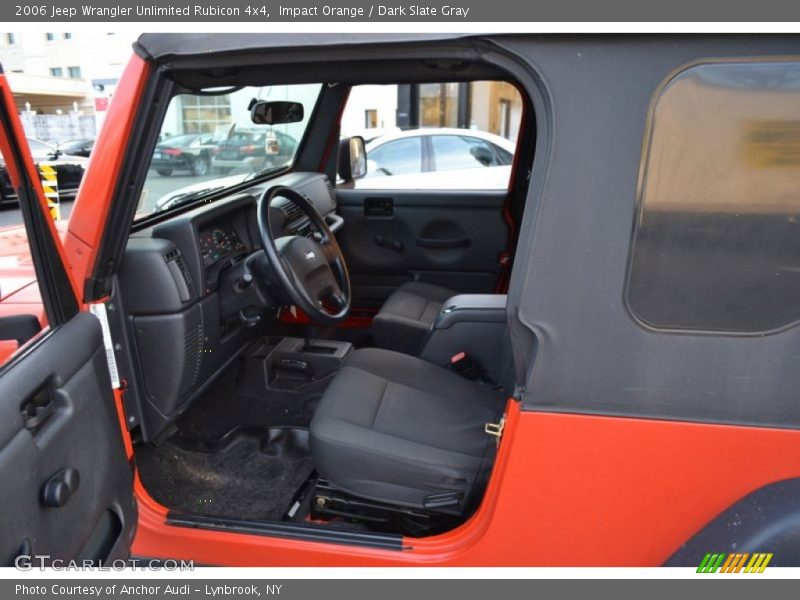 Impact Orange / Dark Slate Gray 2006 Jeep Wrangler Unlimited Rubicon 4x4