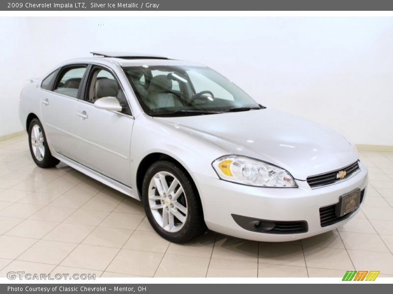 Silver Ice Metallic / Gray 2009 Chevrolet Impala LTZ