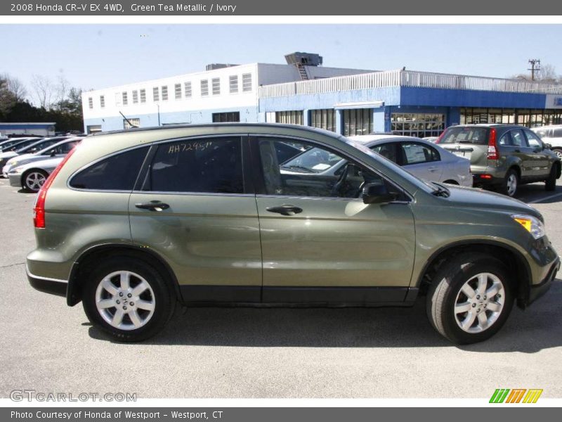 Green Tea Metallic / Ivory 2008 Honda CR-V EX 4WD